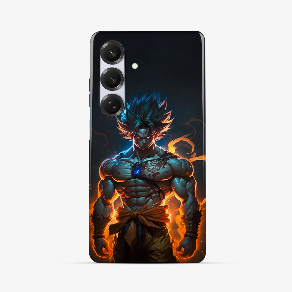 Anime Goku Ultra Instinct Samsung Phone Case Tough Double Layer