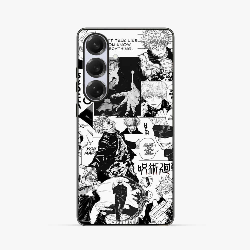 Gojo Satoru Jujutsu Kaisen Samsung Phone Case Clear Silicone Case