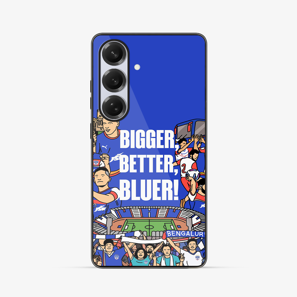 Bigger Better Bluer Bengaluru FC Samsung Phone Case Glass Case
