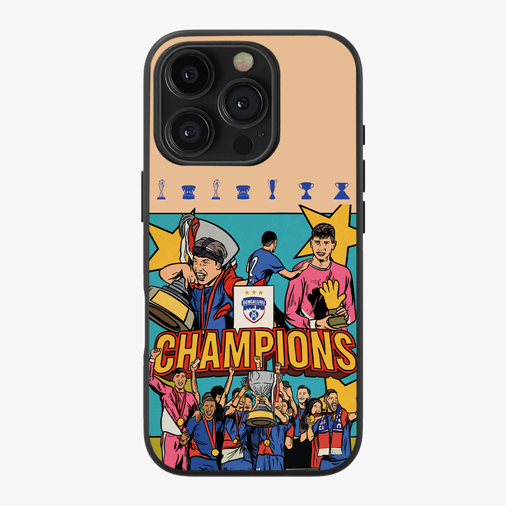 Champions Bengaluru FC Phone Case Clear Silicone Case