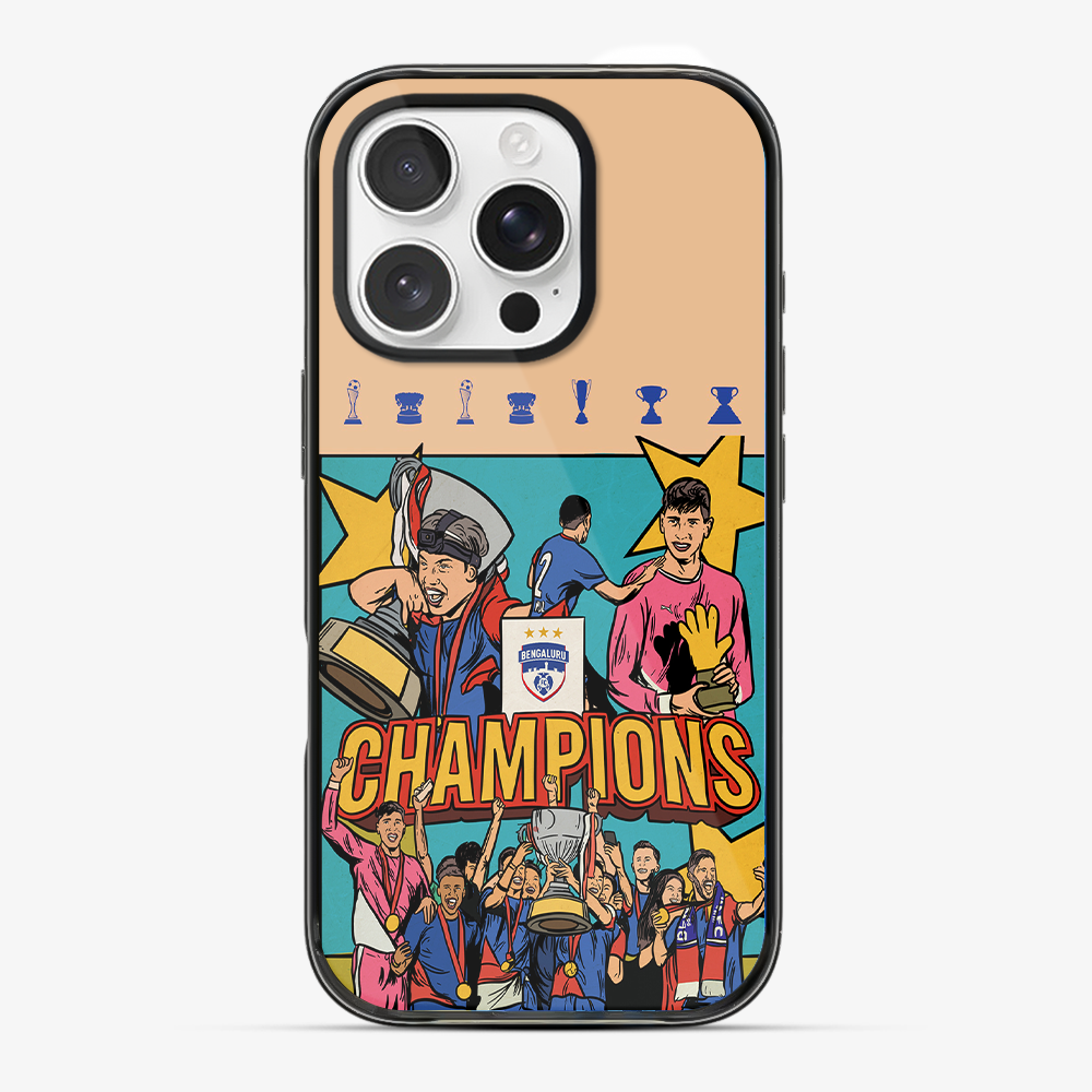 Champions Bengaluru FC Phone Case Anti Yellow Silicone Case