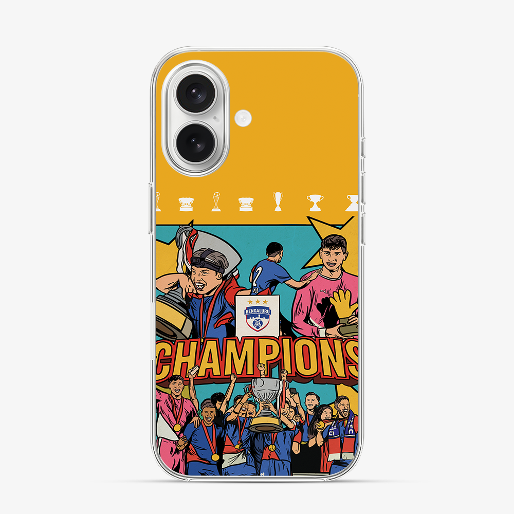 Champions | Two Bengaluru FC iPhone 16 Case