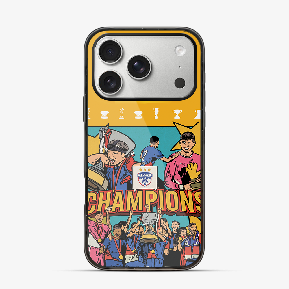 Champions | Two Bengaluru FC iPhone 17 Pro Case