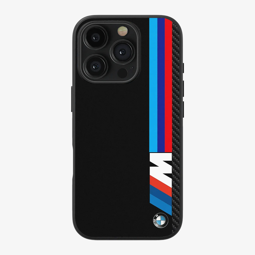 BMW M Sport Carbon Fibre Phone Case Clear Silicone Case