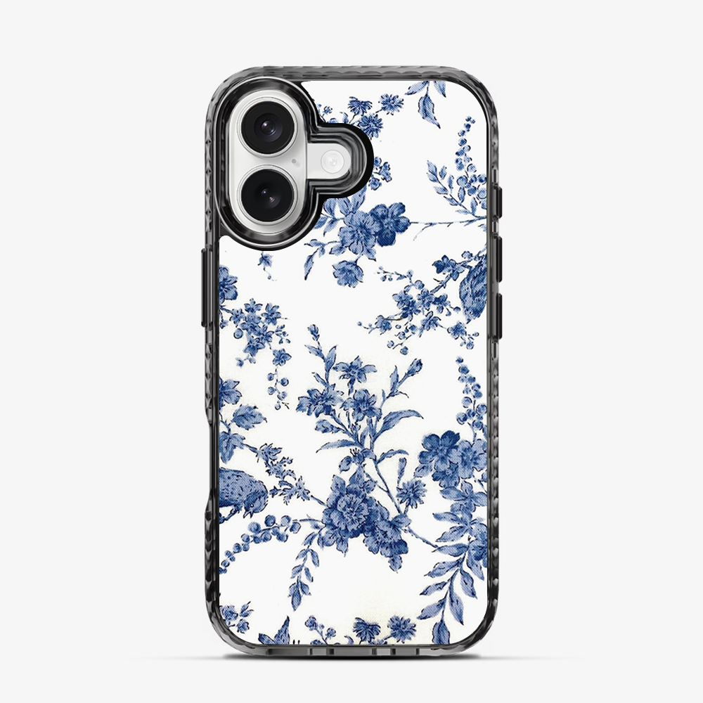 Blue Flowers iPhone 16 Case