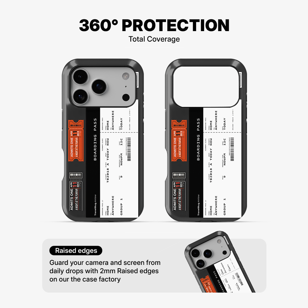 Boarding Pass Phone Case