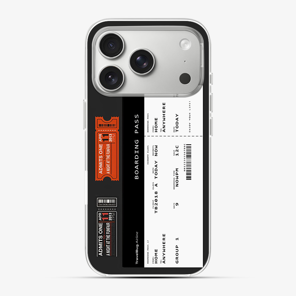Boarding Pass Phone Case