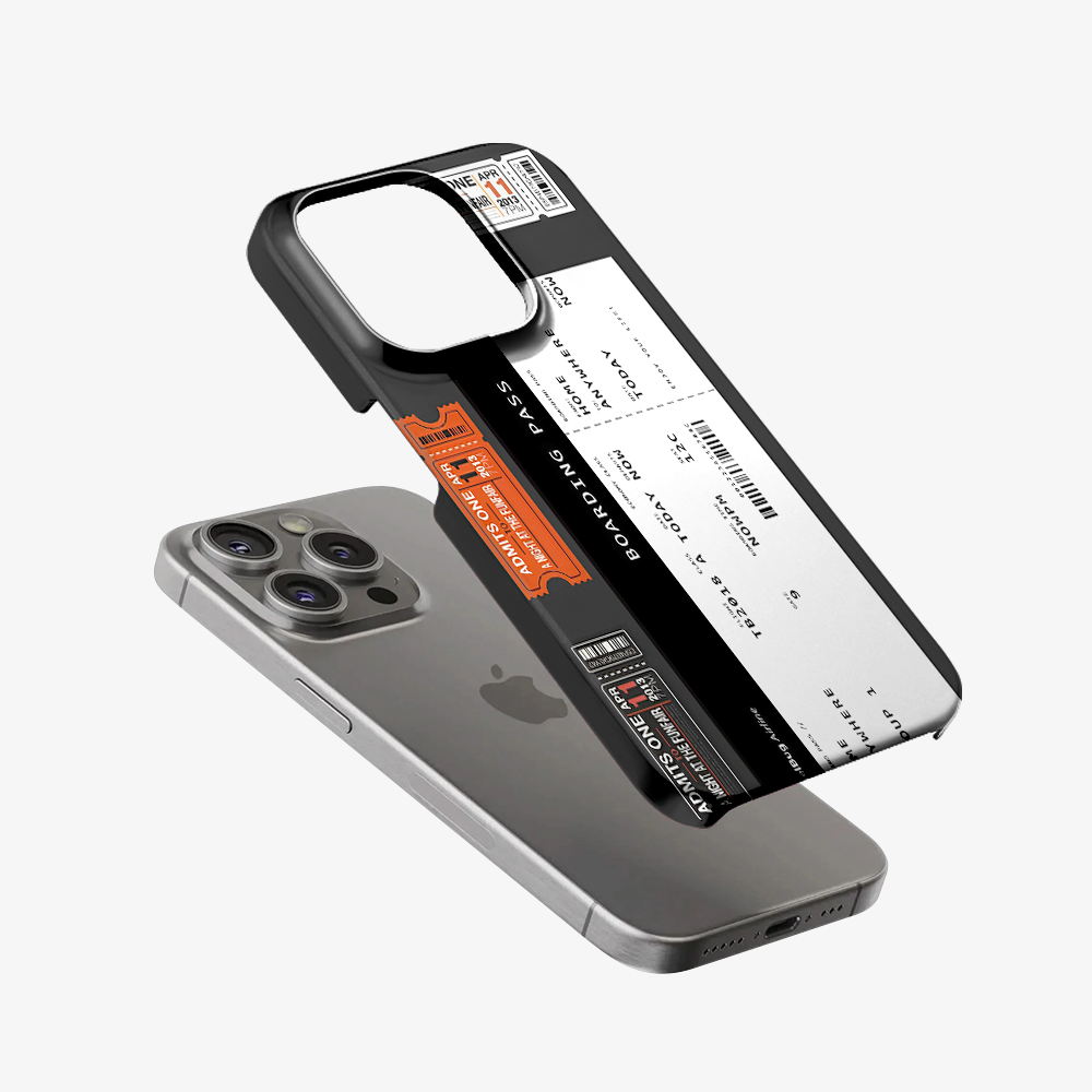Boarding Pass Phone Case
