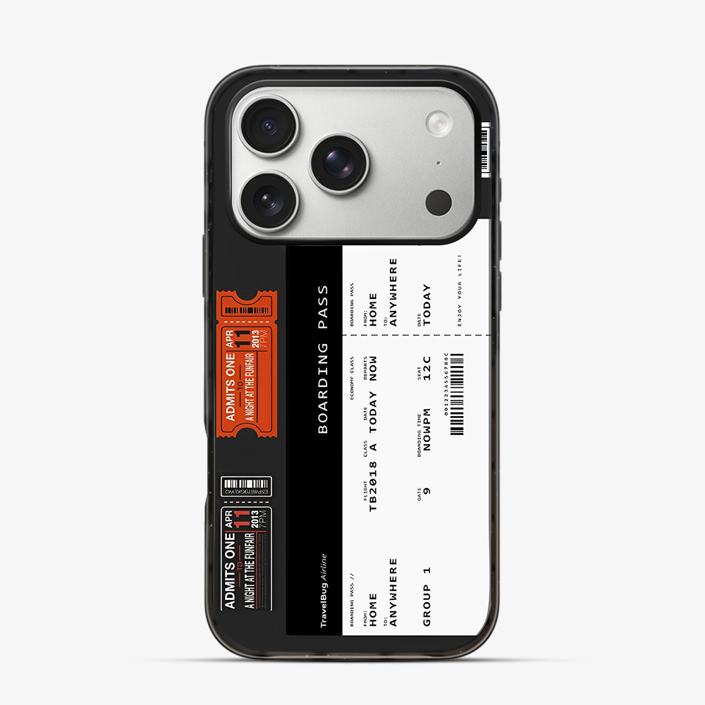 Boarding Pass iPhone 17 Pro Max Case