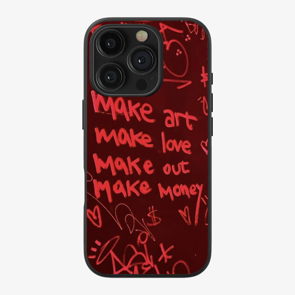 Fierce Rebel Phone Case Clear Silicone Case