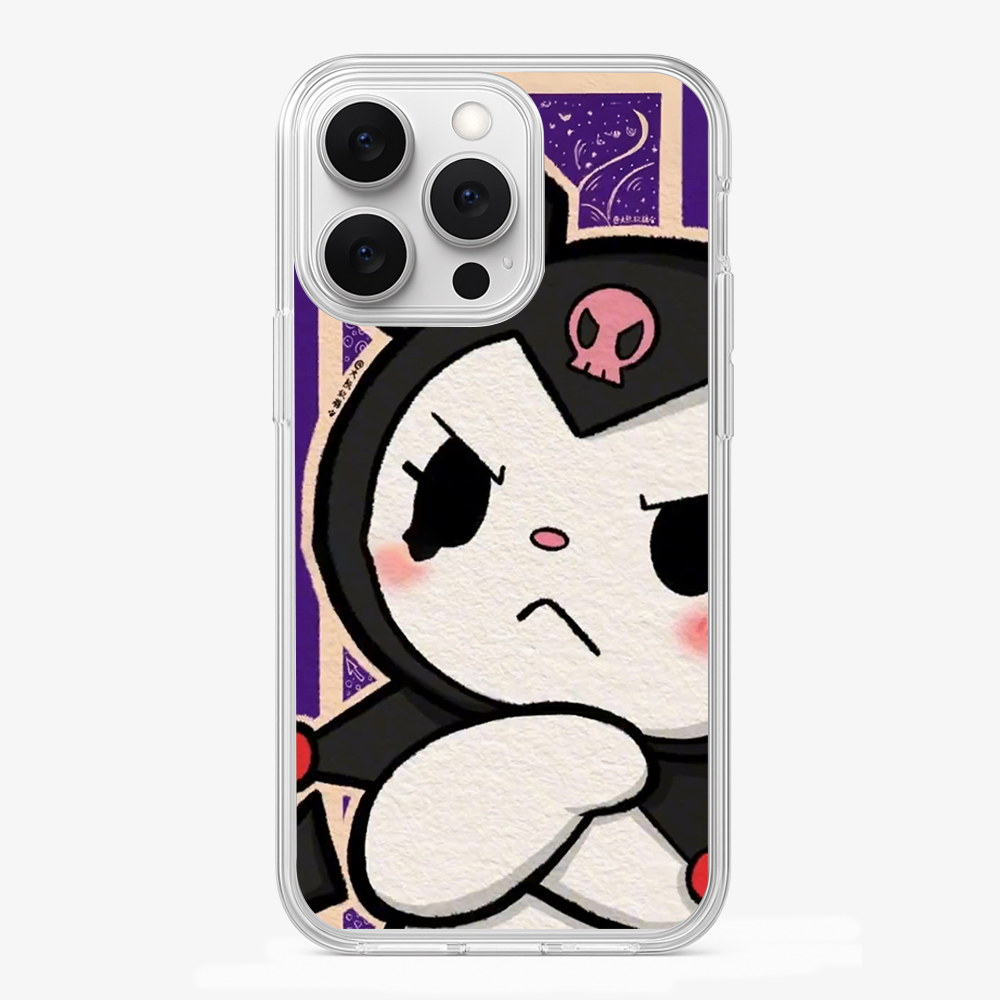 Kuromi Gaze Anime Phone Case Glass Case