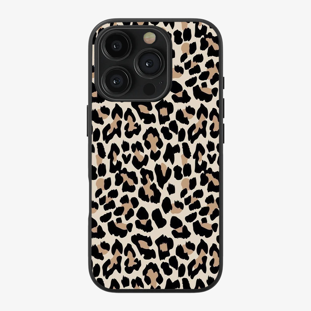 Leopard Luxe Phone Case Clear Silicone Case