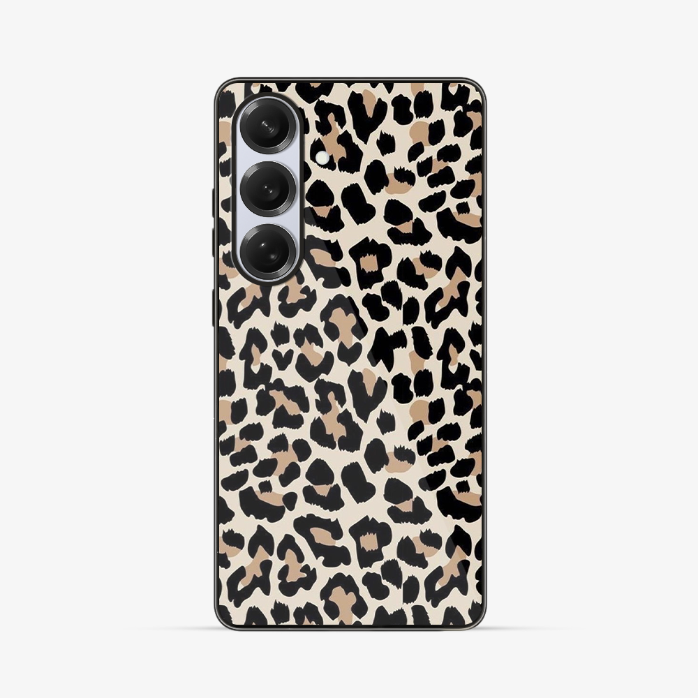 Leopard Luxe Samsung Phone Case Glass Case