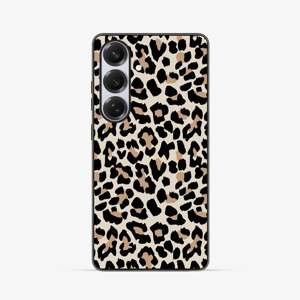 Leopard Luxe Samsung Phone Case Clear Silicone Case