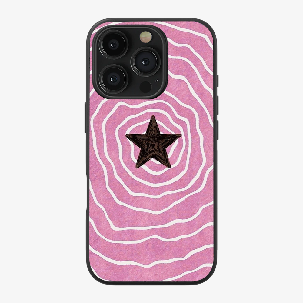 Starry Wave Phone Case Clear Silicone Case