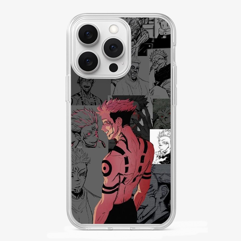 Sukuna Silhouette Phone Case Glass Case