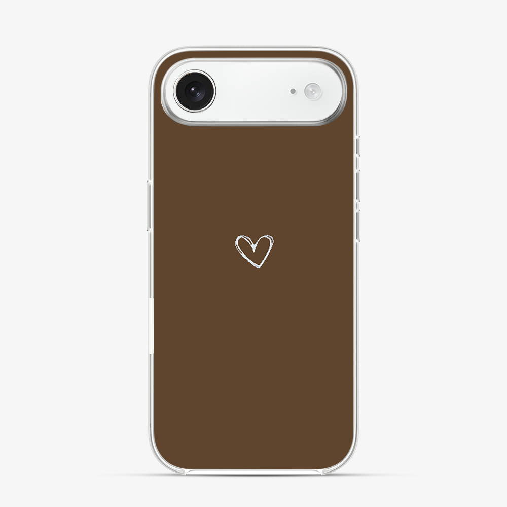 Brown Heart iPhone Air Case
