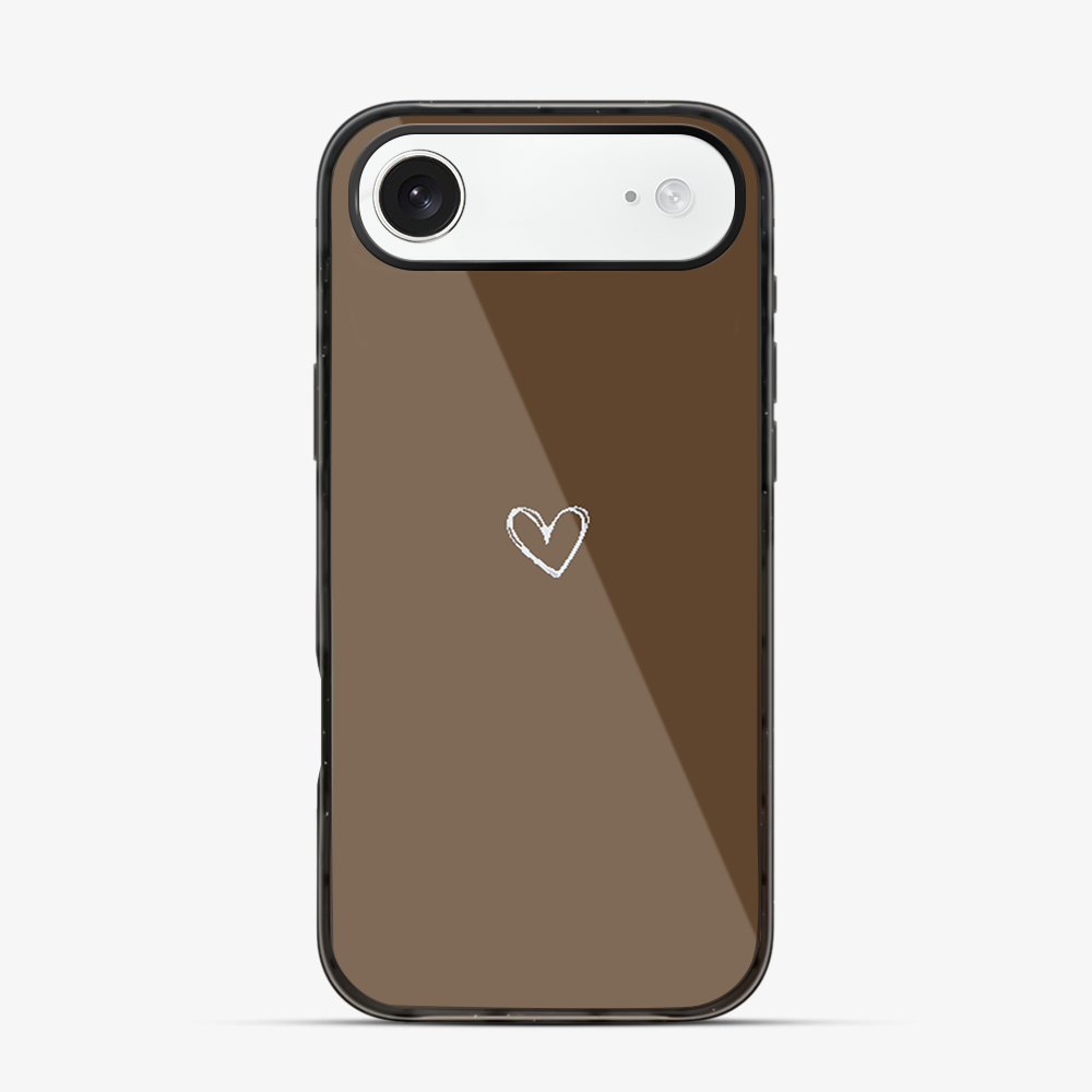 Brown Heart iPhone Air Case