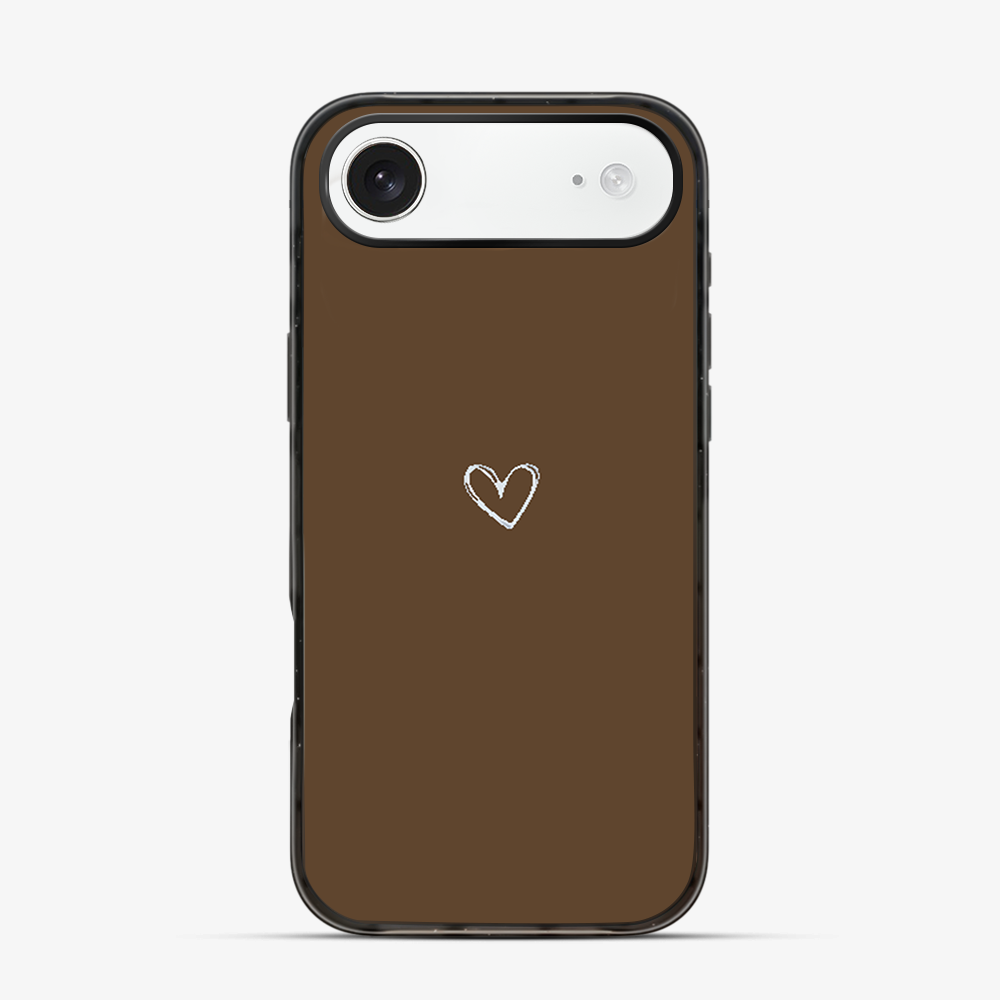 Brown Heart iPhone Air Case