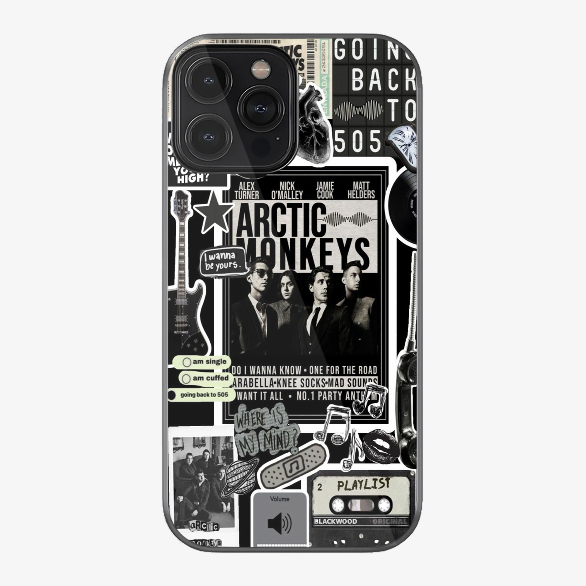 Arctic Monkeys Sticker Phone Case