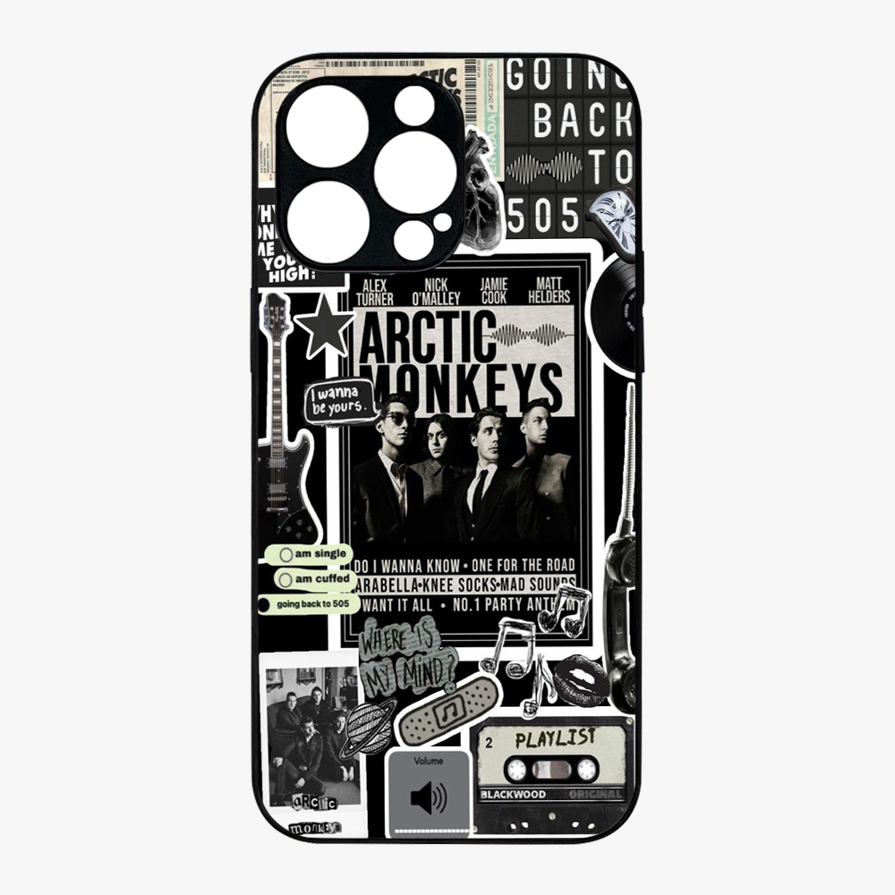 Arctic Monkeys Sticker Phone Case