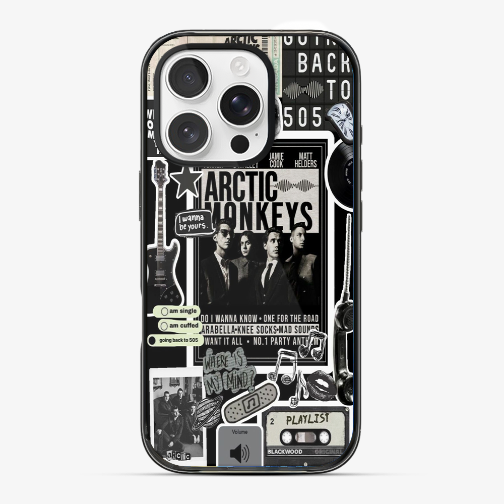 Arctic Monkeys Sticker Phone Case Anti Yellow Silicone Case