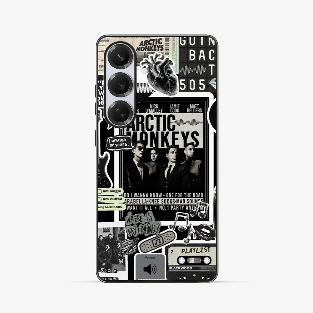 Arctic Monkeys Sticker Samsung Phone Case Clear Silicone Case