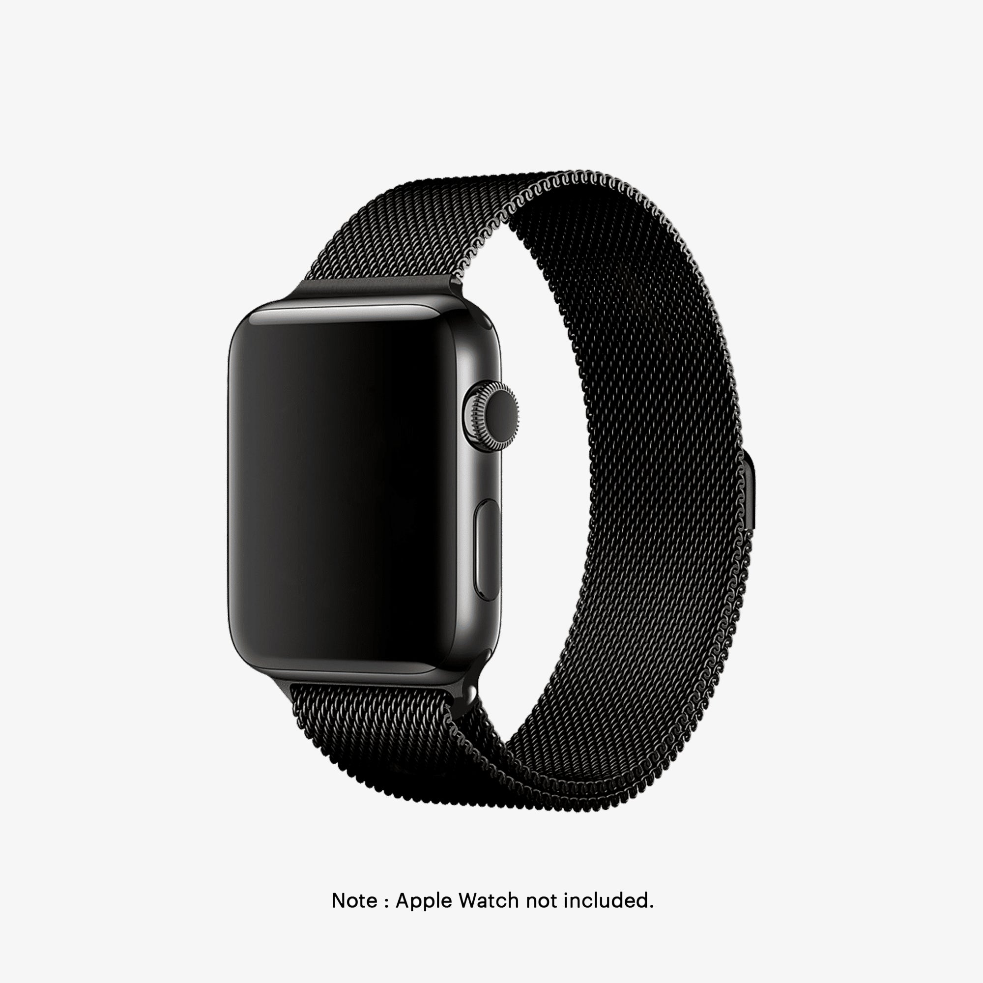 Space Black Magnetic Milanese Loop WatchBand
