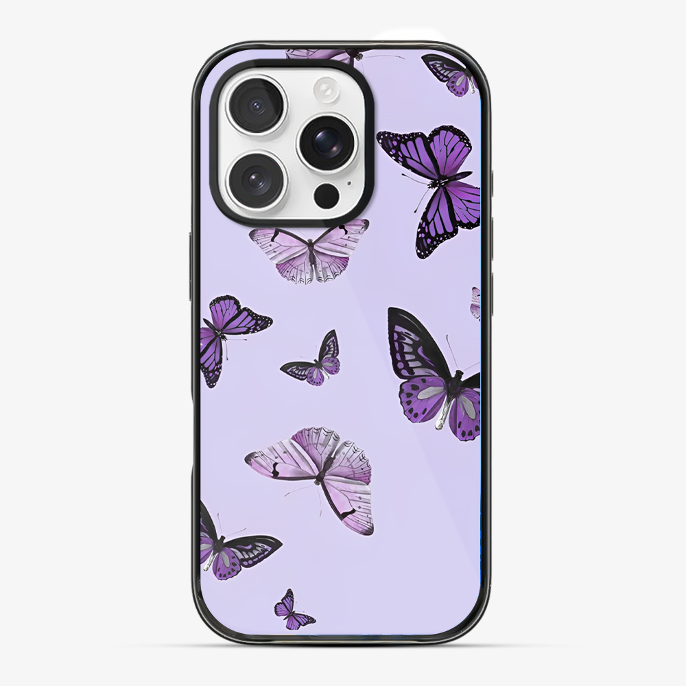 Butterfly Phone Case | Purple Anti Yellow Silicone Case