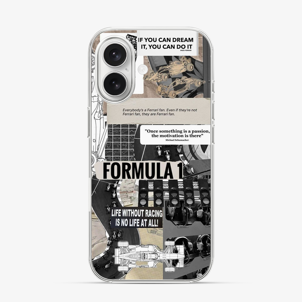 Formula 1 Sticker iPhone 16 Case