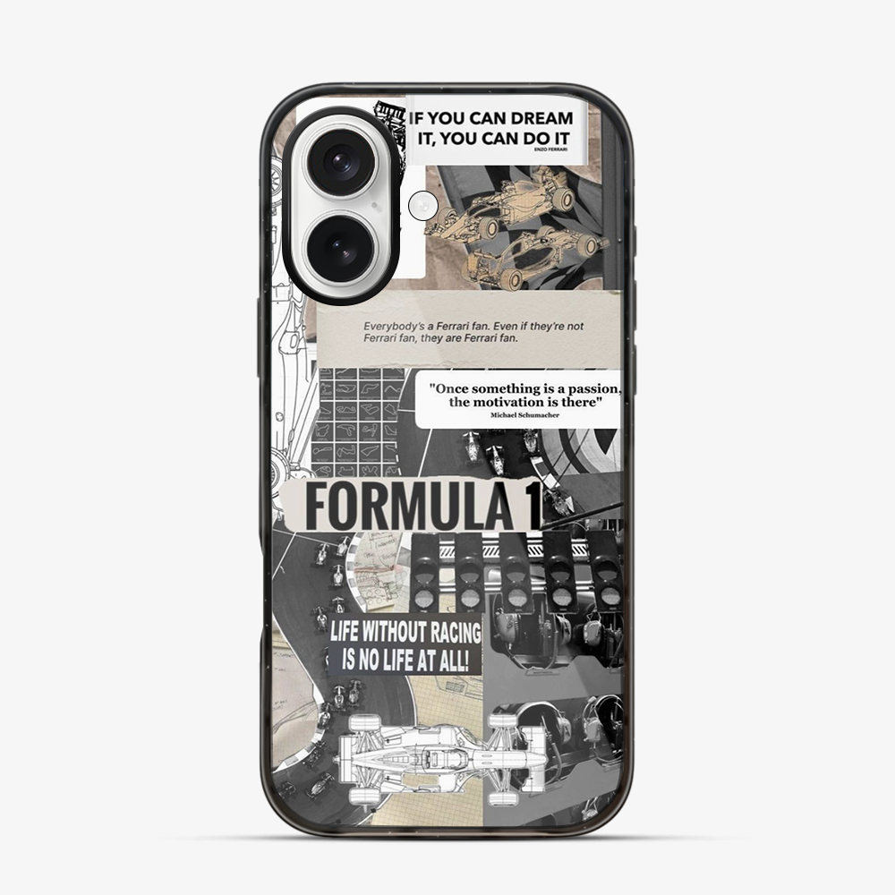 Formula 1 Sticker iPhone 16 Case