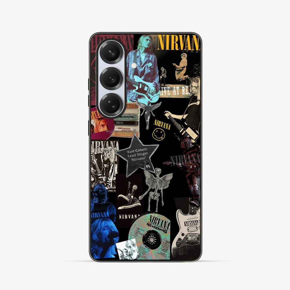 Nirvana | Three Samsung Phone Case Clear Silicone Case