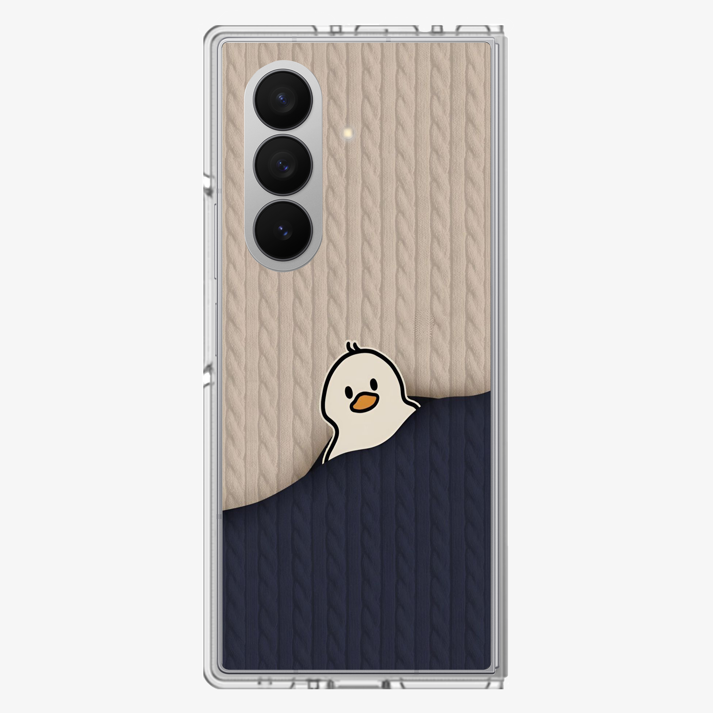 Cute Duck Samsung Z Fold Phone Case1