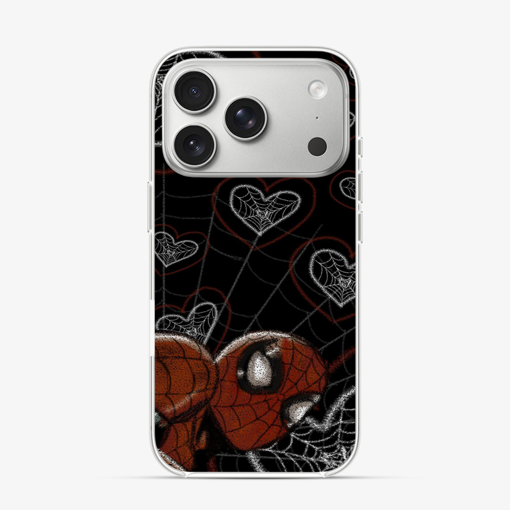 Spiderman Web-Heart iPhone 17 Pro Max Case