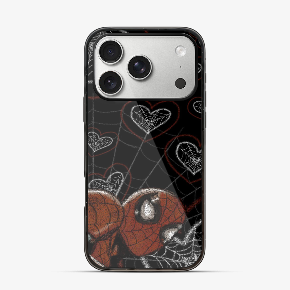 Spiderman Web-Heart iPhone 17 Pro Max Case