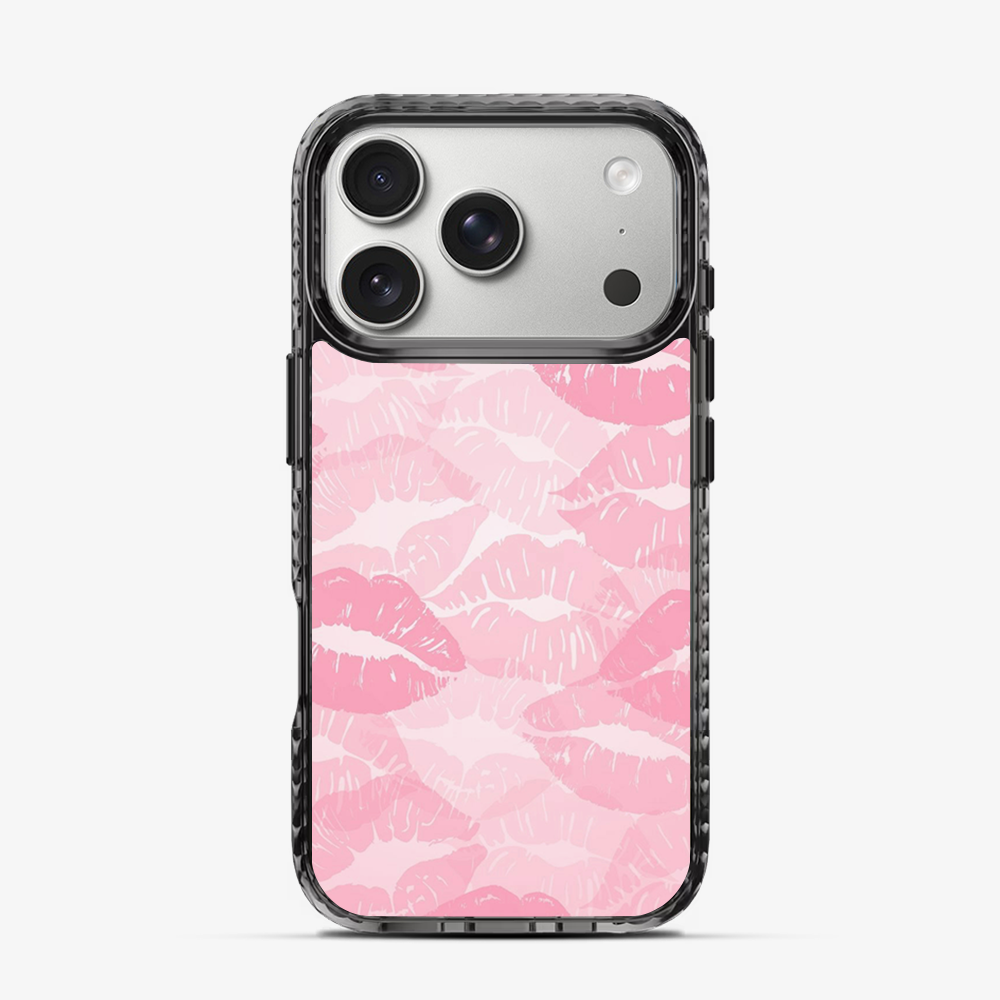 Pink Lips Pattern | Two iPhone 17 Pro Case
