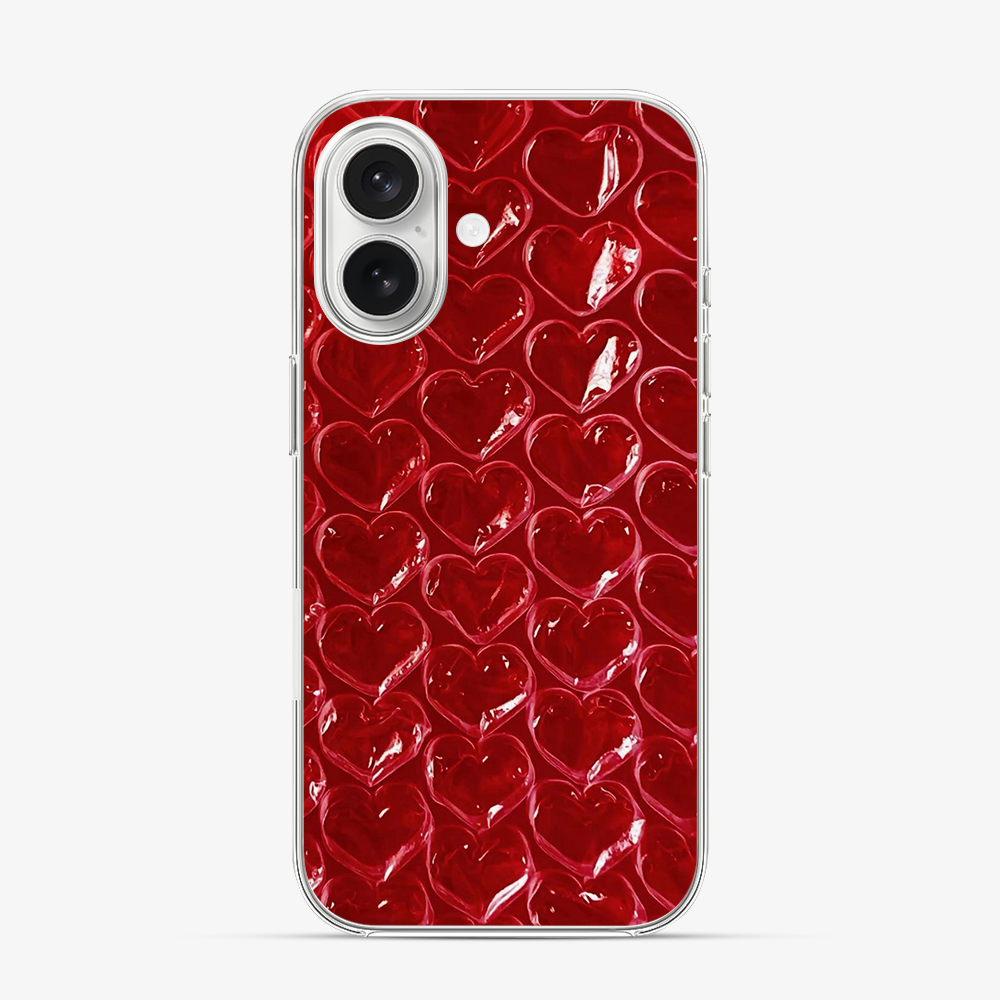 Pop Red Heart iPhone 16 Case