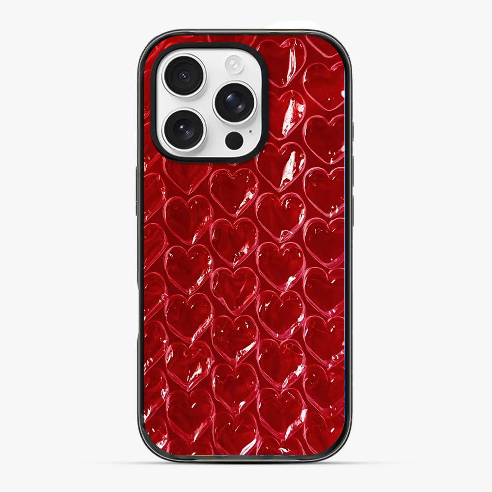 Pop Red Heart Phone Case Hard 2.0 Case