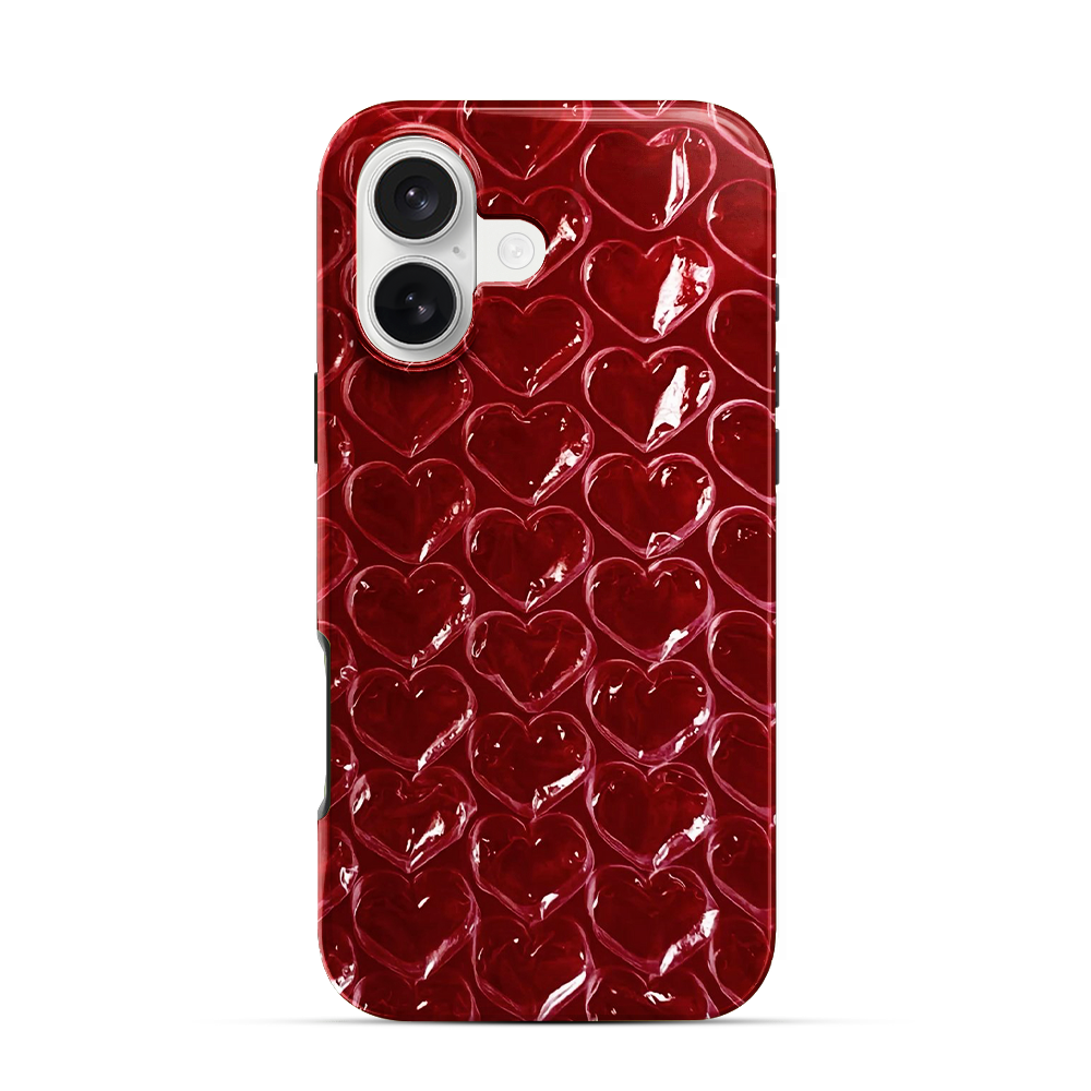 Pop Red Heart iPhone 16 Case