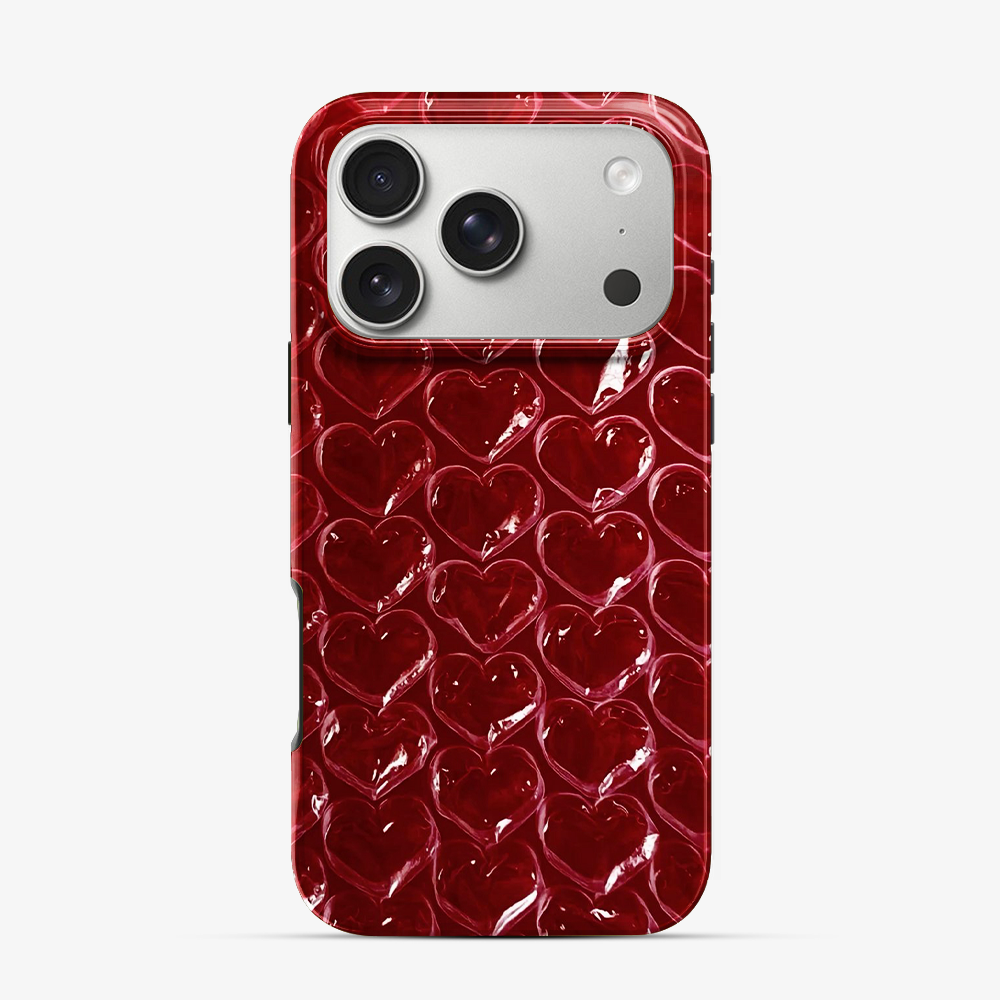 Pop Red Heart iPhone 17 Pro Max Case
