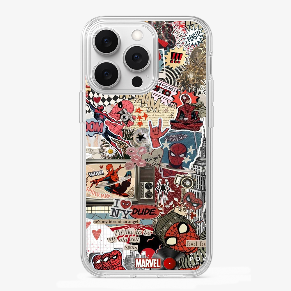 Spiderman X New York Phone Case | Two Glass Case