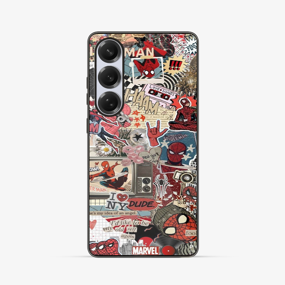 Spiderman X New York Samsung Phone Case | Two Glass Case
