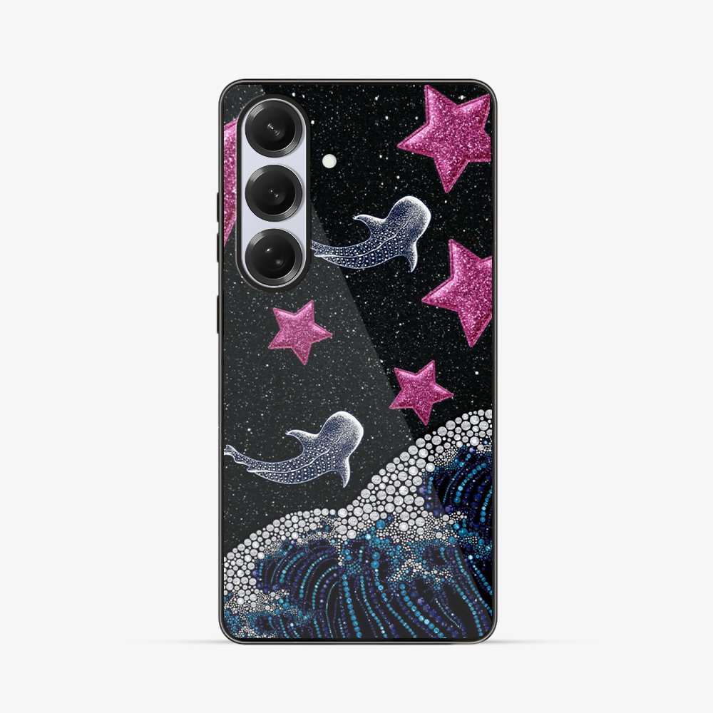 Starry Ocean Samsung Phone Case Glass Case