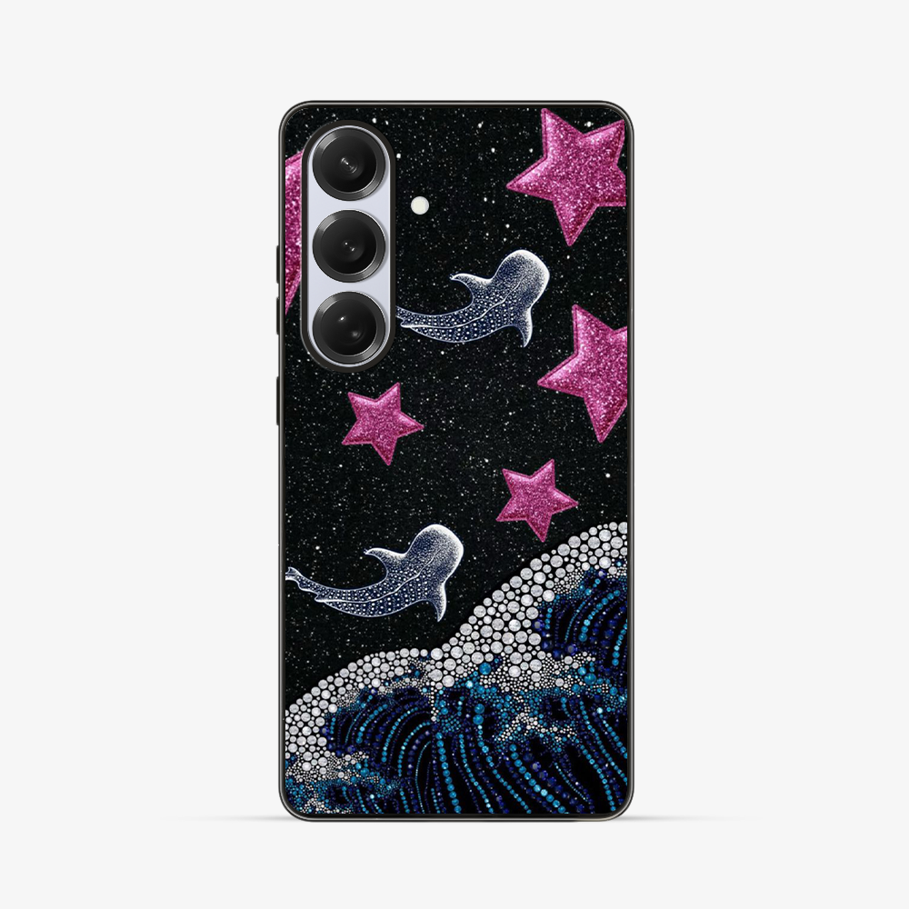 Starry Ocean Samsung Phone Case Clear Silicone Case