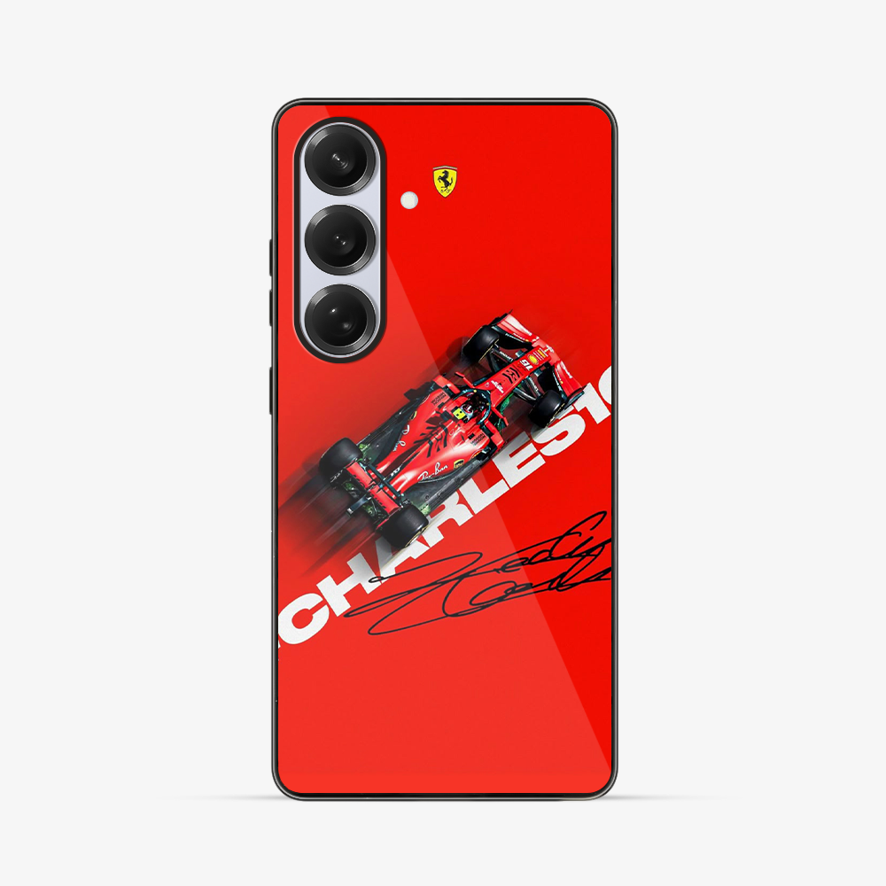 Charles Leclerc Samsung Phone Case | Two Glass Case