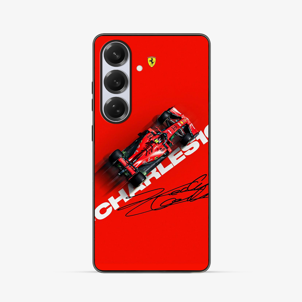 Charles Leclerc Samsung Phone Case | Two Clear Silicone Case