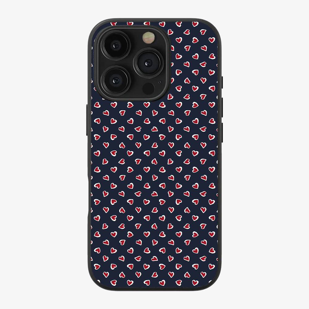 Falling Hearts Phone Case | One Clear Silicone Case