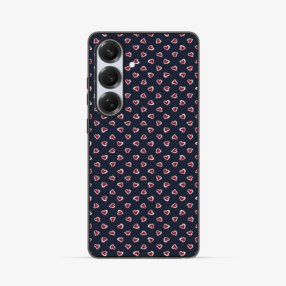 Falling Hearts Samsung Phone Case | One Clear Silicone Case