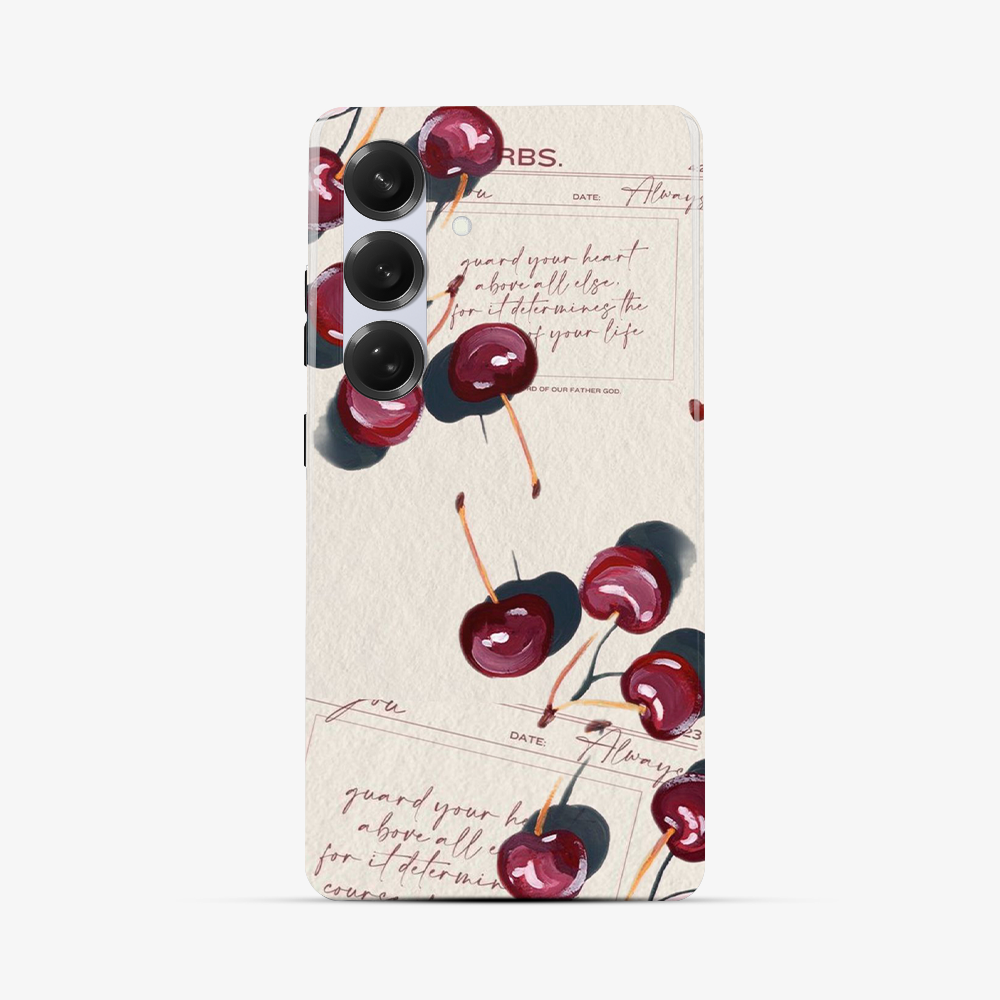 Cherry Samsung Phone Case | Two Tough Double Layer