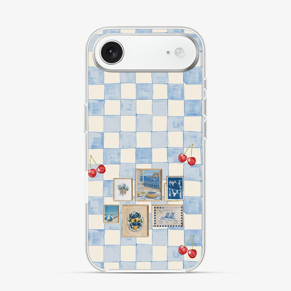 Sea Side Checker iPhone Air Case